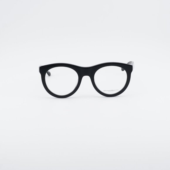 Donna Karan DO5005 003 Eyeglasses - Crystal Black 50mm Round Frame main image 4